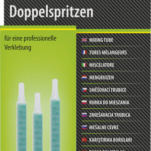 Mischrohre Petec für 24 ml Doppelspritze oder 50 ml Doppelkartusche, Inhalt 3 Stück, SB-Karte