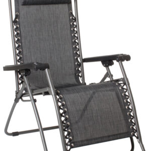 Relaxliege BRUNNER Swan Skye Traglast 150 kg, Farbe dunkelgrau