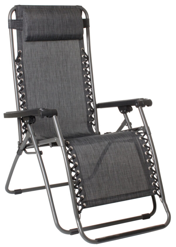 Relaxliege BRUNNER Swan Skye Traglast 150 kg, Farbe dunkelgrau