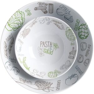 Set 5-tlg. BRUNNER Pasta & Salad, 4 x Suppenteller, 1 x Schale