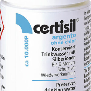 Trinkwasserreiniger certisil argento 10.000 P ohne Chlor , 100 g Pulver