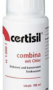 Trinkwasserreiniger certisil combina 1.000 F mit Chlor , 100 ml