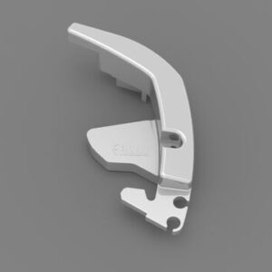 Frontblendenverschluss FIAMMA links zu Markise F80L Farbe titanium