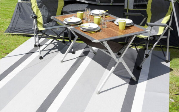 Vorzeltteppich BRUNNER Kinetic 500, 700 x 300 cm Farbe grau/hellgrau – Bild 2