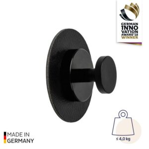 Magnet-Haken silwy SPOT inklusive Metall- Nano-Gel-Pad, Farbe schwarz