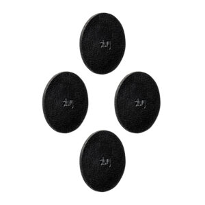 Metall Nano Gel Pads silwy Durchmesser 7,5 cm, 4er-Set Farbe black