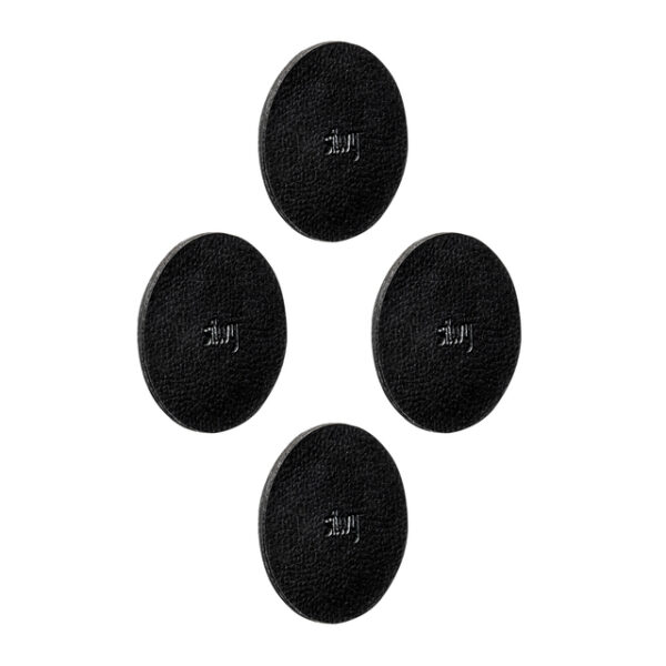 Metall Nano Gel Pads silwy Durchmesser 7,5 cm, 4er-Set Farbe black