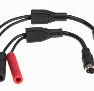 Kabeladapter Set ZENEC Kameras für Campervans mit werks. vorverl. DOMETIC CAM 35 6-Pin Kamerakabel