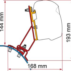 Adapterkit FIAMMA F43 passend für Stellantis Fahrzeuge