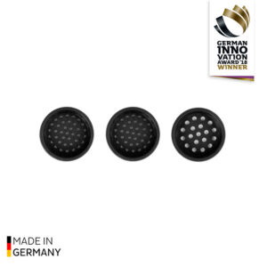 Streueinsätze MIX silwy für 125 oder 192 ml Feinkost Magnetgläser 2x fein 1x gober Streueinsatz