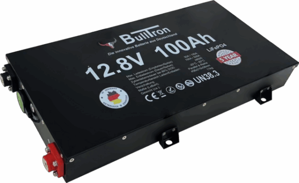Batterie BullTron Polar 100Ah Slim LiFePO4 12,8V Akku mit 150A BMS – Bild 2