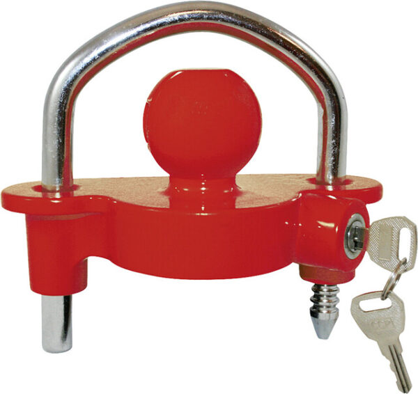 Kupplungschloss H.A.B.A. Alu Queen Farbe rot