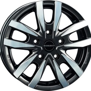 Leichtmetallfelge BORBET CW5 6,5  x 16 Zoll mistral anthracite polished glossy