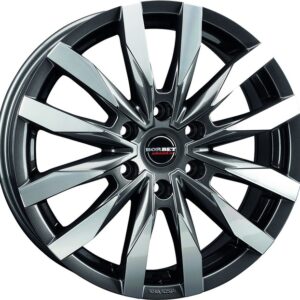 Leichtmetallfelge BORBET CW6 6,5  x 16 Zoll passend für Mercedes Sprinter mistral anthracite polished glossy