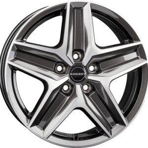 Leichtmetallfelge BORBET CWZ 7,5 x 18 Zoll, mistral anthracite polished glossy