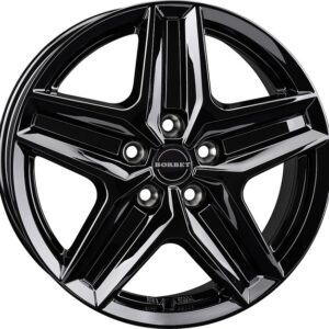 Leichtmetallfelge BORBET CWZ 7,5 x 18 Zoll, black glossy