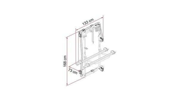 Befestigungsrahmen passend für FIAMMAKit Frame Sprinter ab 2018 Farbe aluminium – Bild 3
