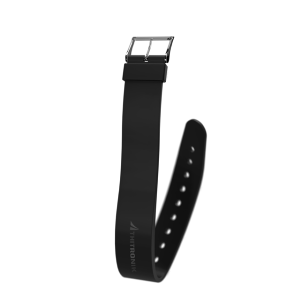 NFC - Silikonarmband THITRONIK Größe M, Farbe schwarz