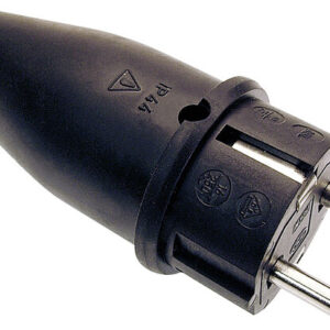 Schuko-Stecker Farbe schwarz