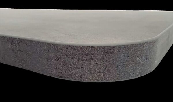 Tischplatte-Leichtbau VierTec 90 x 58 cm, Farbe Beton Optik – Bild 3