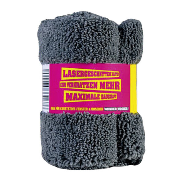 Hochflortuch WOSHUP_ Farbe grau – Bild 2