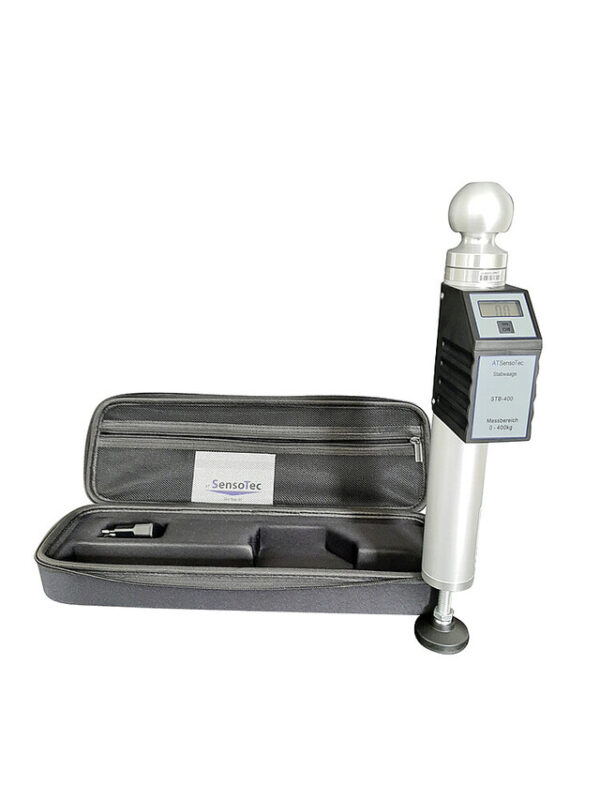 Digitale Stützlastwaage ATSensoTec STB 400 kg Farbe silber/schwarz – Bild 3