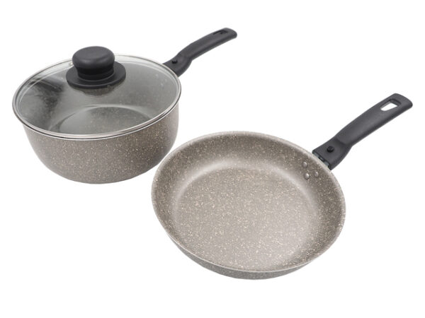 Kochset BEAVER BRAND TRIO 20 5-tlg. Kochset Farbe stone grey – Bild 2