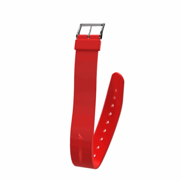 NFC - Silikonarmband THITRONIK Größe L, Farbe rot