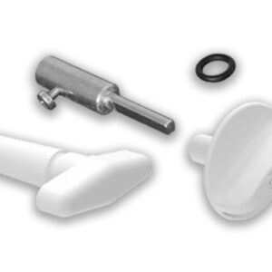 Verlängerungsset FIAMMA Dachstärke 5 - 8,5 cm zu Dachhaube Vent Farbe weiß