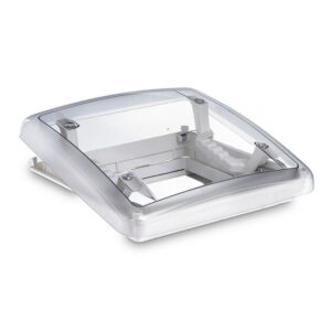 Dachhaube DOMETIC Mini Heki S FL 43-60 mm ohne Zwangsbelüftung Farbe RAL 9001