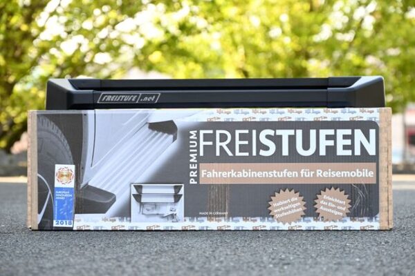 Zusatz-Trittstufe Freistufe PACKonzept passend für Fiat Ducato ab 2006 Inhalt 2 Stück Farbe schwarz – Bild 2