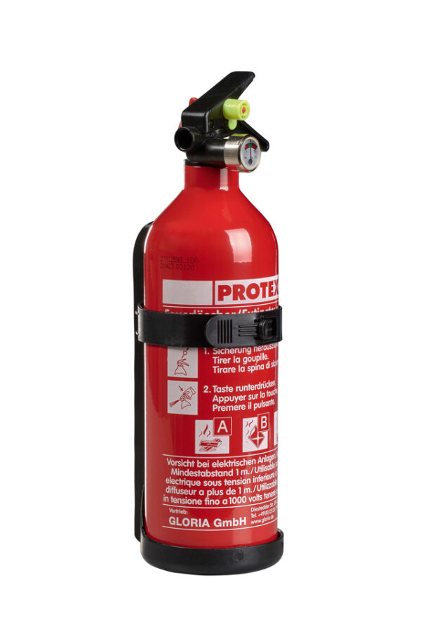 Pulverfeuerlöscher PROTEX 1 kg mit Manometer – Bild 2