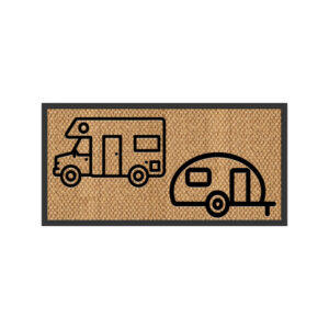 Fußmatte ARISOL Spider Camper 25 x 50 cm Farbe braun