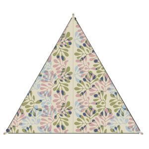 Sonnensegel BENT TC Zip-Canvas Scandinavian Design scandi wald gemustert Druck
