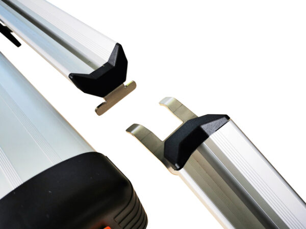 Auffahrrampe SAWIKO by AL-KO für Velo Lastenträger inkl. 3 Halter  Länge 1,75 m Farbe silber – Bild 2