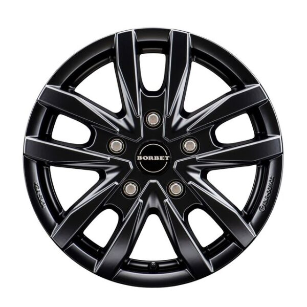 Leichtmetallfelge BORBET CW5 6,0  x 16 Zoll black matt passend für Fiat ab Bj. 2022 5/118