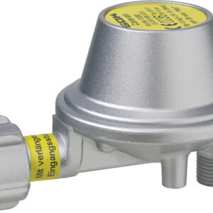 Niederdruckregler GOK Typ EN61 0,8 kg/h Abgang 90° Leistungsstufe 1