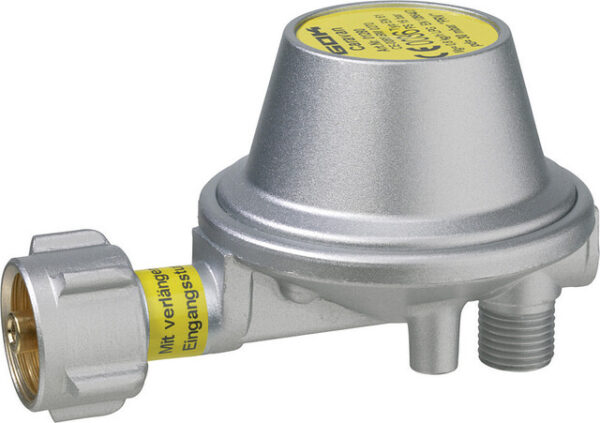 Niederdruckregler GOK Typ EN61 0,8 kg/h Abgang 90° Leistungsstufe 1