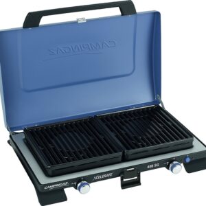 Gaskocher Camping Gaz Xcelerate 400-SG Caravan 2-flammig inkl. Grillplatten 30 mbar 2 x 2,2 kW