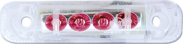 LED Schlussleuchte Jokon Farbe transparent mit roter LED 12 V