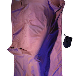 Leicht-Reiseschlafsack Cocoon ägyptische Baumwolle 220 x 90 cm Farbe khaki