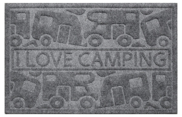 Fußmatte ARISOL Kera Camp 60 x 40 cm Farbe grau
