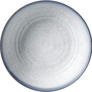 Suppenteller Melamin BRUNNER Tuscany Durchm. 21 cm Farbe creme / blau