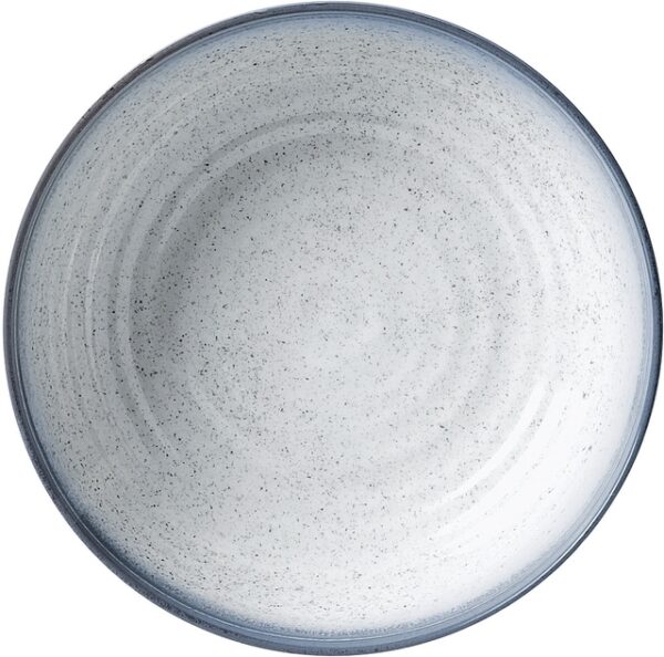 Suppenteller Melamin BRUNNER Tuscany Durchm. 21 cm Farbe creme / blau