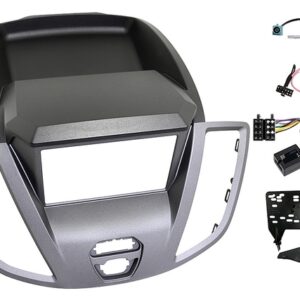 2-DIN Premium Einbauset PMA RTA passend für Ford Transit V363 ab 2014 Farbe grau