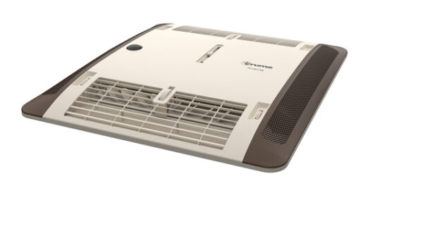 Klimaanlage truma Aventa compact Farbe Außeneinheit weiß Luftverteiler creme/braun – Bild 2