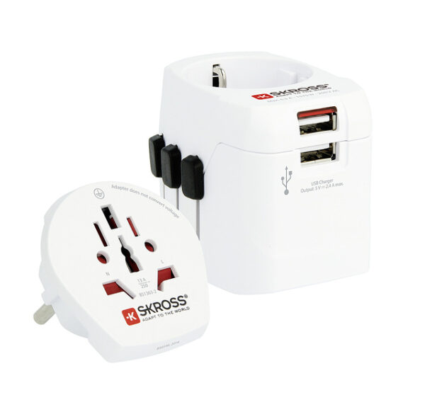 Adapter Stecker Skross PRO Light USB World