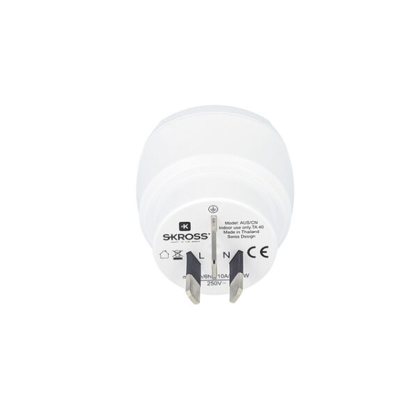 Adapter Stecker Skross Europa zu Australien / China – Bild 3