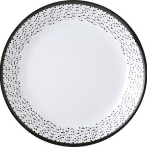 Dessertteller Melamin Brunner Pralin Durchm. 20 cm Farbe weiß / schwarz