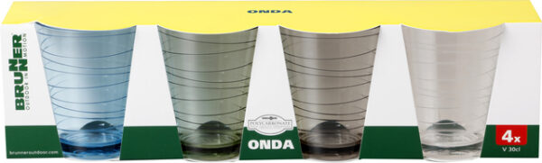 Gläserset SAN BRUNNER Onda 4er-Set 300 ml – Bild 2